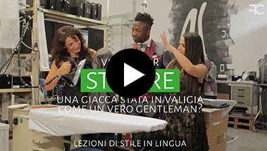 Vuoi saper stirare una giacca stata in valigia? | #50 LEZIONE DI STILE IN LINGUA