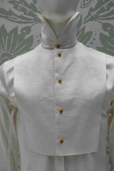 Camicia bianca per smoking nero cerimonia classica made in Italy 100% by Cleofe Finati