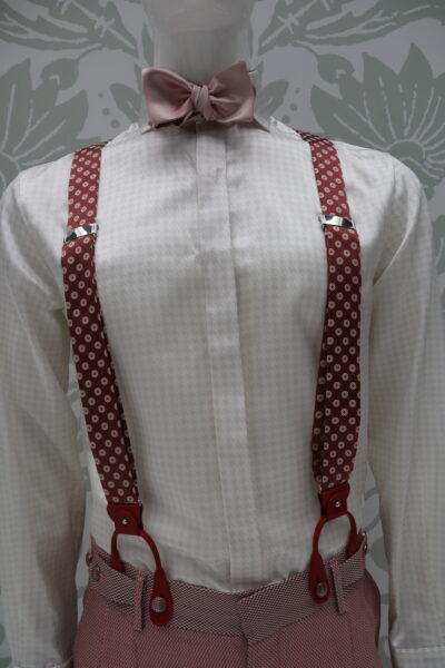 Camicia bianca abito da uomo glamour made in Italy 100% by Cleofe Finati