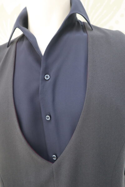 Glamorous Blue Men's Suit Waistcoat Vest Made in Italy 100% by Cleofe Finati