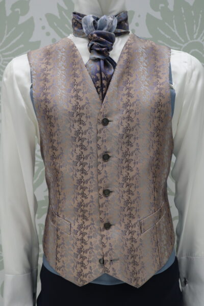 Waistcoat vest blue light blue wedding suit fashion made in Italy 100% by Cleofe Finati